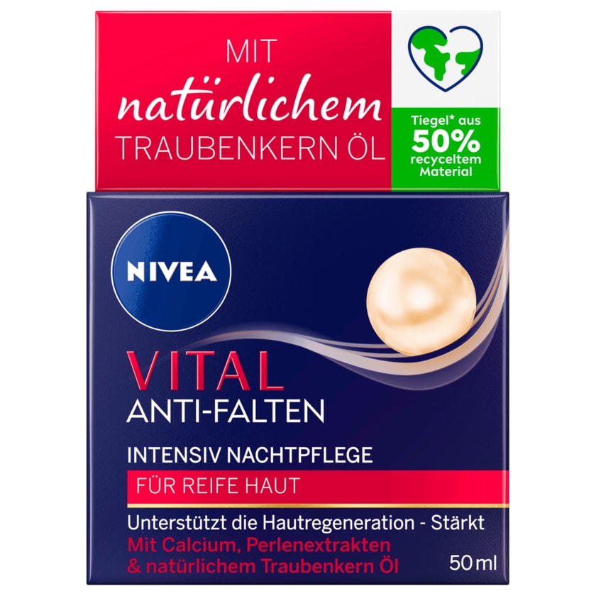 NIVEA Vital Nachtpflege Intensiv Anti-Falten 50ml